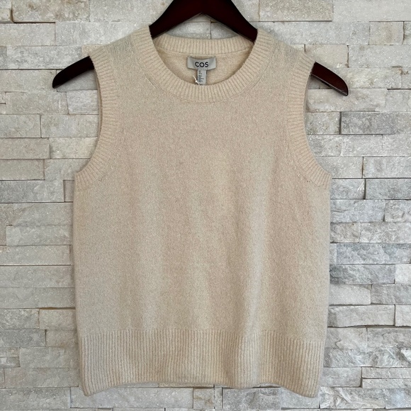 COS Other Cos Cream Sweater Vest Nwt Poshmark